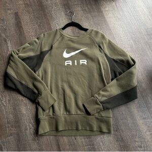 Nike Men's Olive Crewneck Sweater